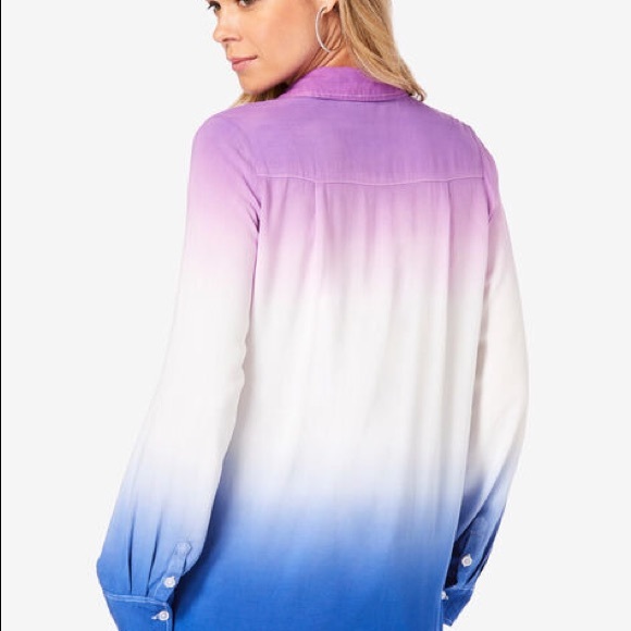 Women’s Tye Dye Button front blouse Sz. 16W - Picture 2 of 3